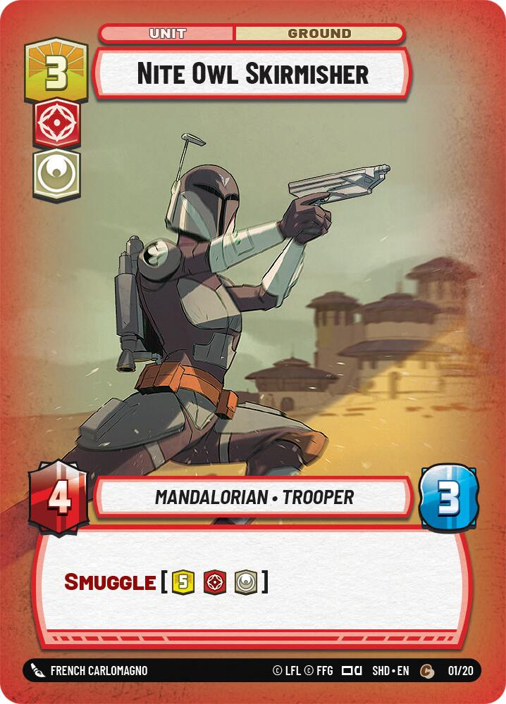 Nite Owl Skirmisher (01/20) [Shadows of the Galaxy: Weekly Play] | BD Cosmos