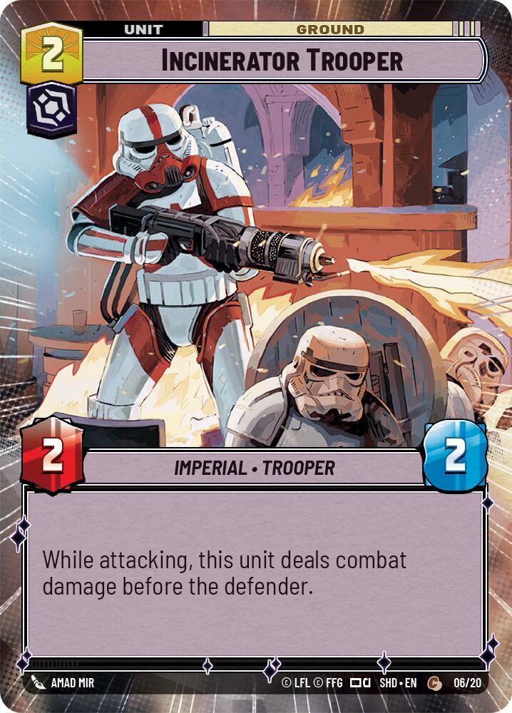 Incinerator Trooper (Hyperspace) (06/20) [Shadows of the Galaxy: Weekly Play] | BD Cosmos