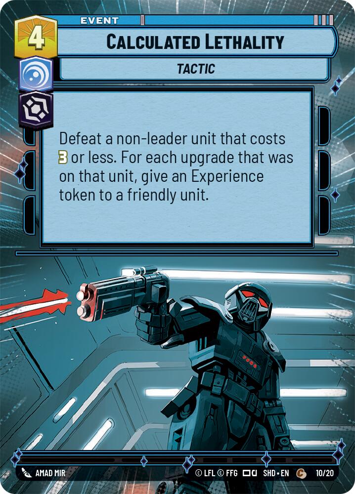 Calculated Lethality (Hyperspace) (10/20) [Shadows of the Galaxy: Weekly Play] | BD Cosmos