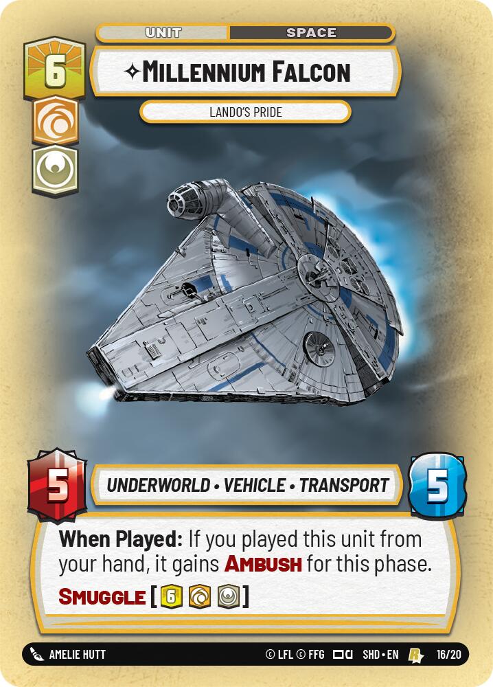 Millennium Falcon - Lando's Pride (16/20) [Shadows of the Galaxy: Weekly Play] | BD Cosmos