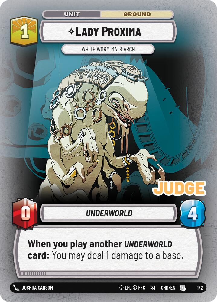 Lady Proxima - White Worm Matriarch (255/262) [Judge Promos] | BD Cosmos