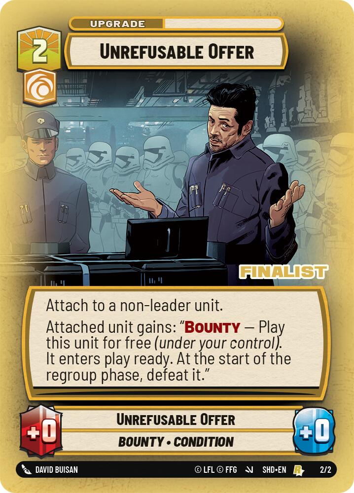 Unrefusable Offer (Finalist) (2/2) [Store Showdown Promos] | BD Cosmos