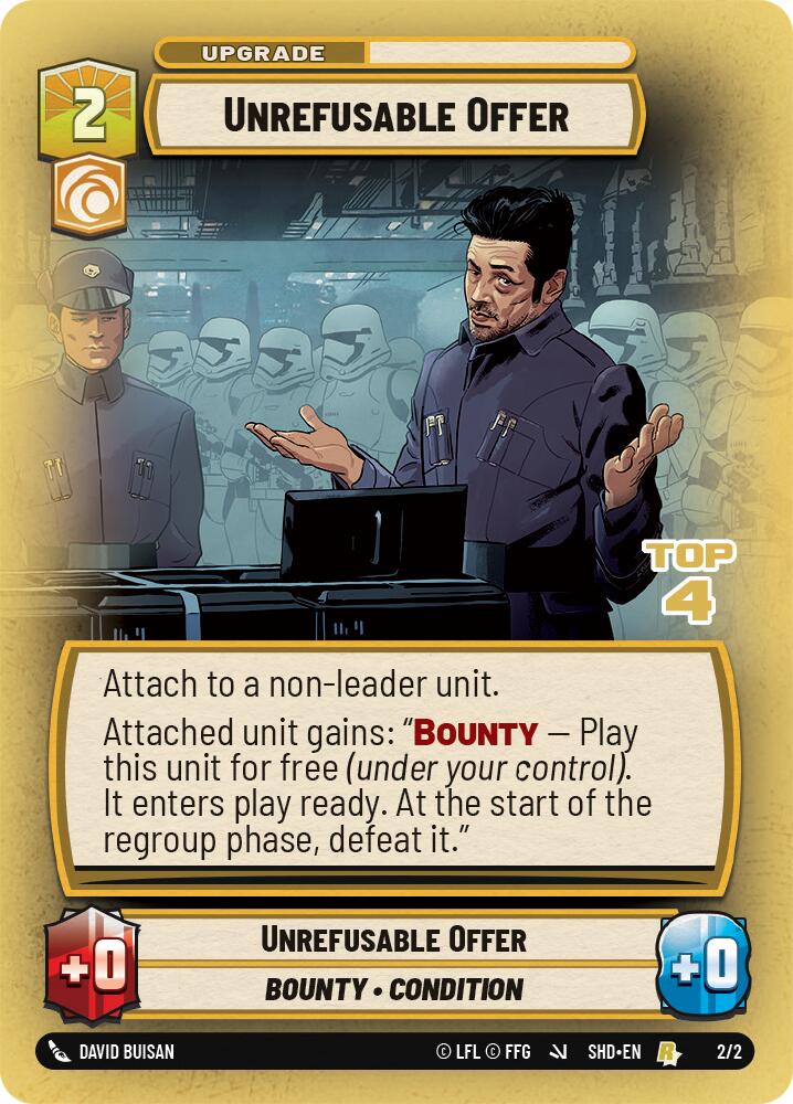 Unrefusable Offer (Top 4) (2/2) [Store Showdown Promos] | BD Cosmos