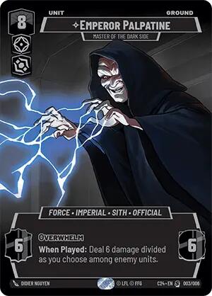 Emperor Palpatine - Master of the Dark Side (2024 Convention Exclusive) (003/006) [Miscellaneous] | BD Cosmos