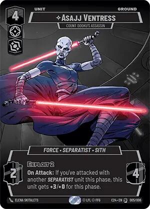 Asajj Ventress - Count Dooku's Assassin (2024 Convention Exclusive) (005/006) [Miscellaneous] | BD Cosmos