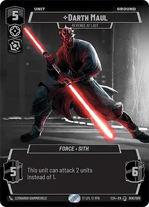 Darth Maul - Revenge at Last (2024 Convention Exclusive) (006/006) [Miscellaneous] | BD Cosmos