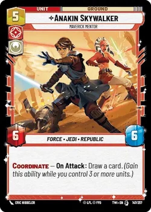 Anakin Skywalker - Maverick Mentor (147/257) [Twilight of the Republic] | BD Cosmos