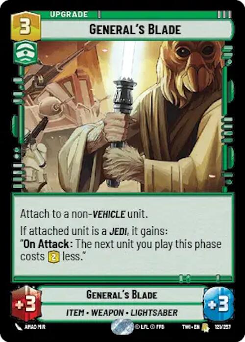 General's Blade (121/257) [Twilight of the Republic] | BD Cosmos
