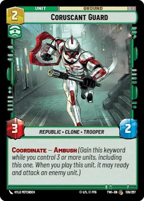 Coruscant Guard (106/257) [Twilight of the Republic] | BD Cosmos