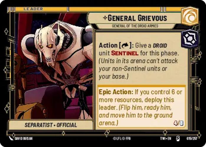 General Grievous - General of the Droid Armies (015/257) [Twilight of the Republic] | BD Cosmos
