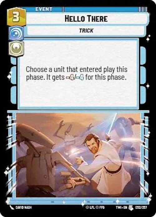 Hello There (052/257) [Twilight of the Republic] | BD Cosmos