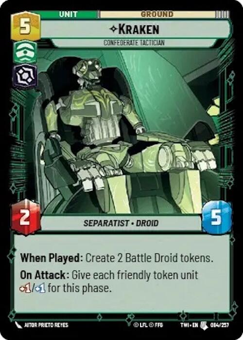 Kraken - Confederate Tactician (084/257) [Twilight of the Republic] | BD Cosmos