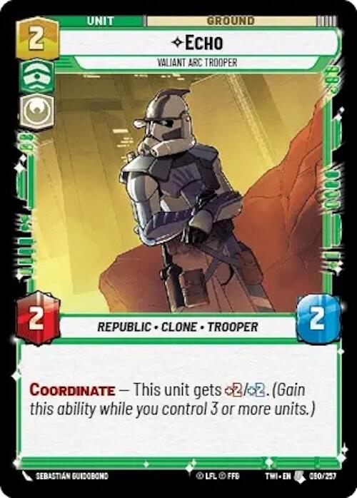 Echo - Valiant Arc Trooper (090/257) [Twilight of the Republic] | BD Cosmos