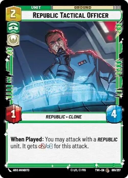 Republic Tactical Officer (091/257) [Twilight of the Republic] | BD Cosmos