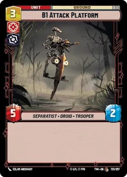 B1 Attack Platform (133/257) [Twilight of the Republic] | BD Cosmos