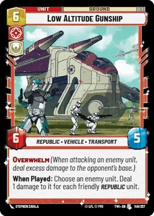 Low Altitude Gunship (149/257) [Twilight of the Republic] | BD Cosmos