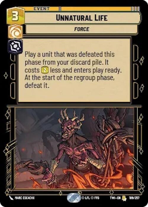 Unnatural Life (189/257) [Twilight of the Republic] | BD Cosmos