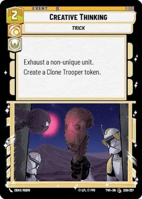 Creative Thinking (200/257) [Twilight of the Republic] | BD Cosmos