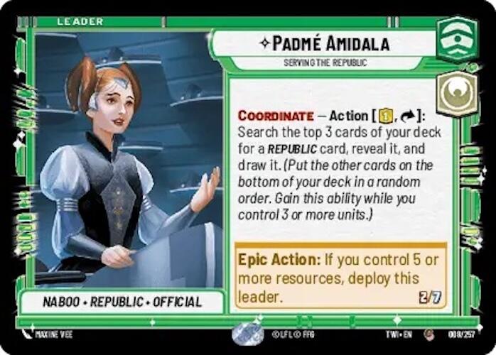 Padme Amidala - Serving the Republic (008/257) [Twilight of the Republic] | BD Cosmos