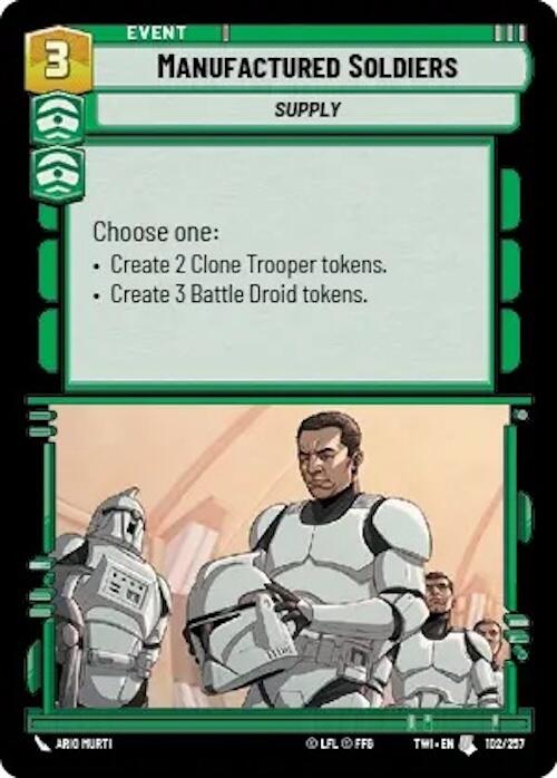Manufactured Soldiers (102/257) [Twilight of the Republic] | BD Cosmos