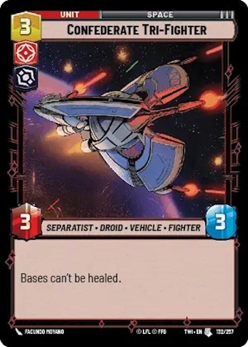 Confederate Tri-Fighter (132/257) [Twilight of the Republic] | BD Cosmos