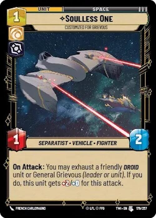 Soulless One - Customized for Grievous (179/257) [Twilight of the Republic] | BD Cosmos