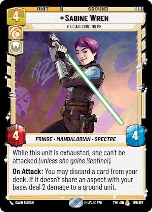 Sabine Wren - You Can Count On Me (195/257) [Twilight of the Republic] | BD Cosmos