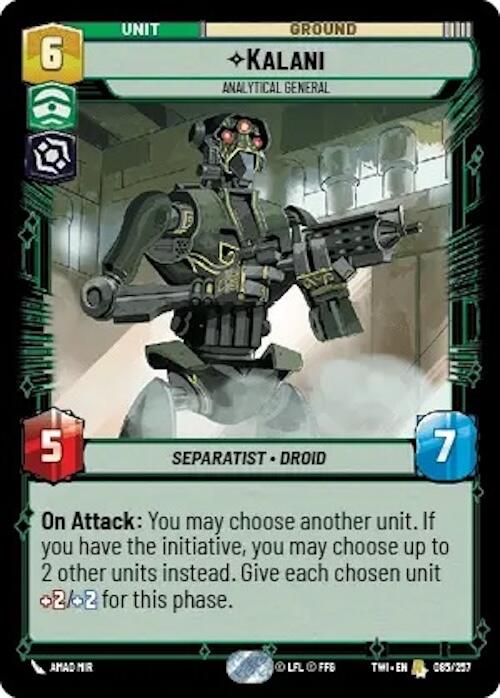 Kalani - Analytical General (085/257) [Twilight of the Republic] | BD Cosmos