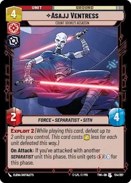 Asajj Ventress - Count Dooku's Assassin (134/257) [Twilight of the Republic] | BD Cosmos