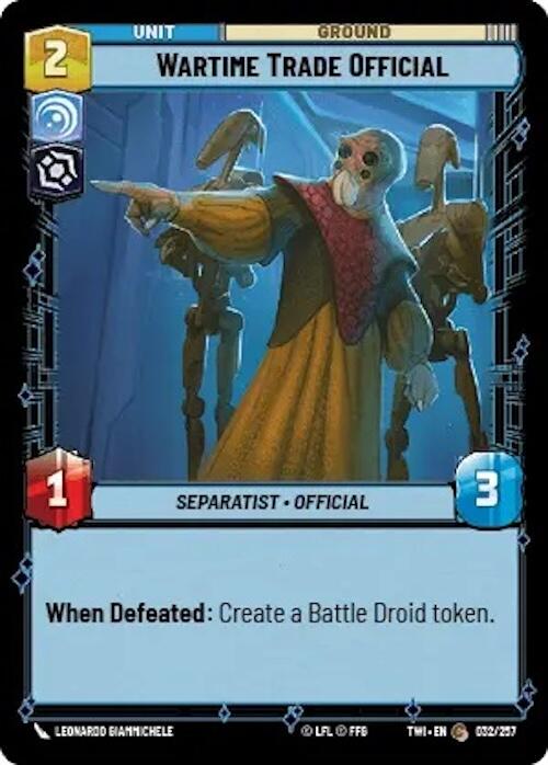 Wartime Trade Official (032/257) [Twilight of the Republic] | BD Cosmos