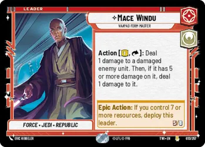 Mace Windu - Vaapad Form Master (013/257) [Twilight of the Republic] | BD Cosmos