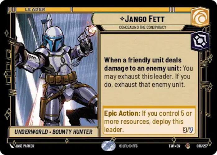 Jango Fett - Concealing the Conspiracy (016/257) [Twilight of the Republic] | BD Cosmos