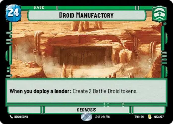 Droid Manufactory (022/257) [Twilight of the Republic] | BD Cosmos