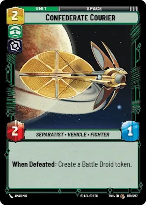 Confederate Courier (079/257) [Twilight of the Republic] | BD Cosmos