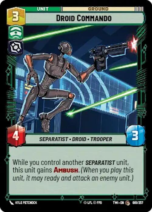 Droid Commando (081/257) [Twilight of the Republic] | BD Cosmos