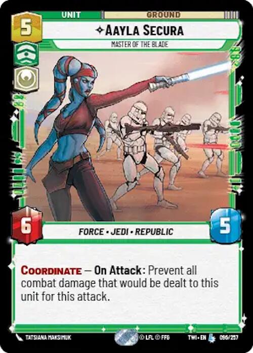 Aayla Secura - Master of the Blade (096/257) [Twilight of the Republic] | BD Cosmos