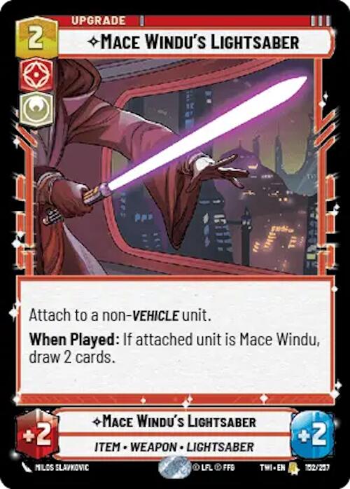Mace Windu's Lightsaber (152/257) [Twilight of the Republic] | BD Cosmos