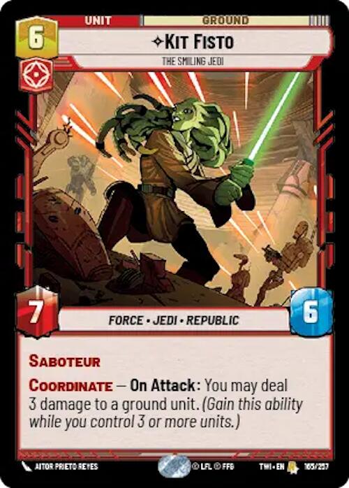 Kit Fisto - The Smiling Jedi (165/257) [Twilight of the Republic] | BD Cosmos