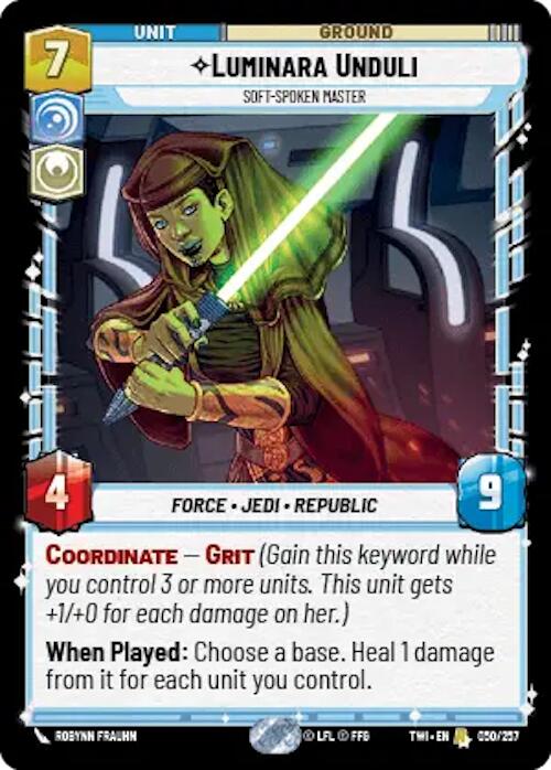 Luminara Unduli - Soft-Spoken Master (050/257) [Twilight of the Republic] | BD Cosmos
