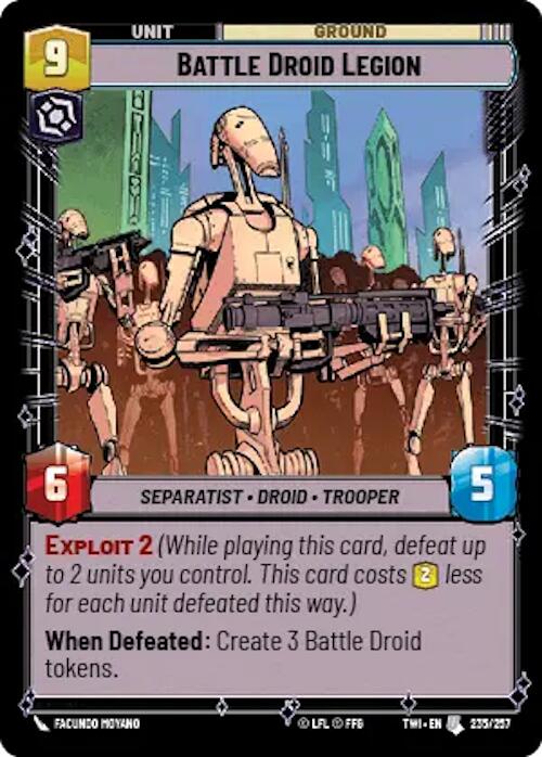 Battle Droid Legion (235/257) [Twilight of the Republic] | BD Cosmos