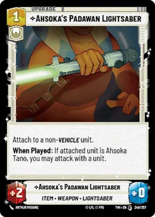 Ahsoka's Padawan Lightsaber (248/257) [Twilight of the Republic] | BD Cosmos