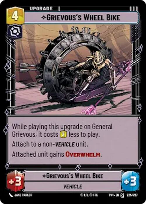 Grievous's Wheel Bike (236/257) [Twilight of the Republic] | BD Cosmos