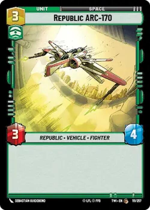 Republic ARC-170 (111/257) [Twilight of the Republic] | BD Cosmos