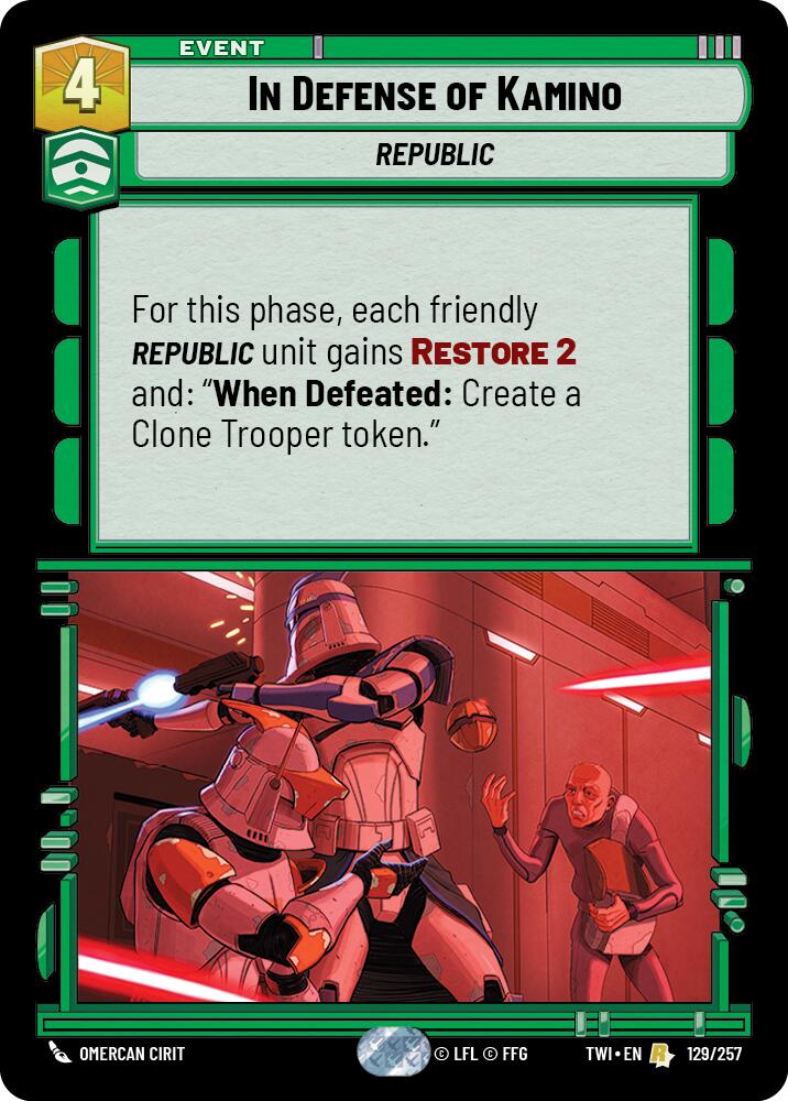 In Defense of Kamino (129/257) [Twilight of the Republic] | BD Cosmos