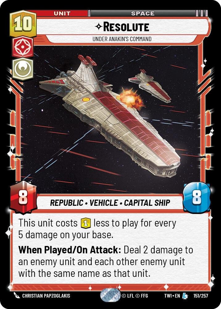 Resolute - Under Anakin's Command (151/257) [Twilight of the Republic] | BD Cosmos