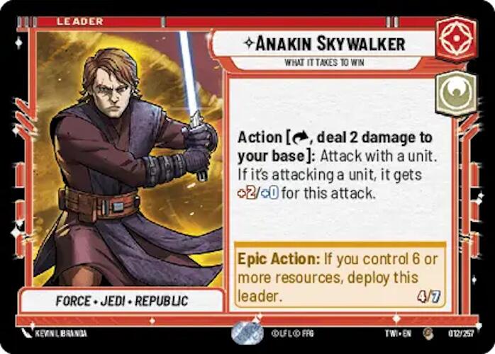 Anakin Skywalker - What it Takes to Win (012/257) [Twilight of the Republic] | BD Cosmos