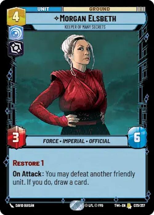 Morgan Elsbeth - Keeper of Many Secrets (035/257) [Twilight of the Republic] | BD Cosmos
