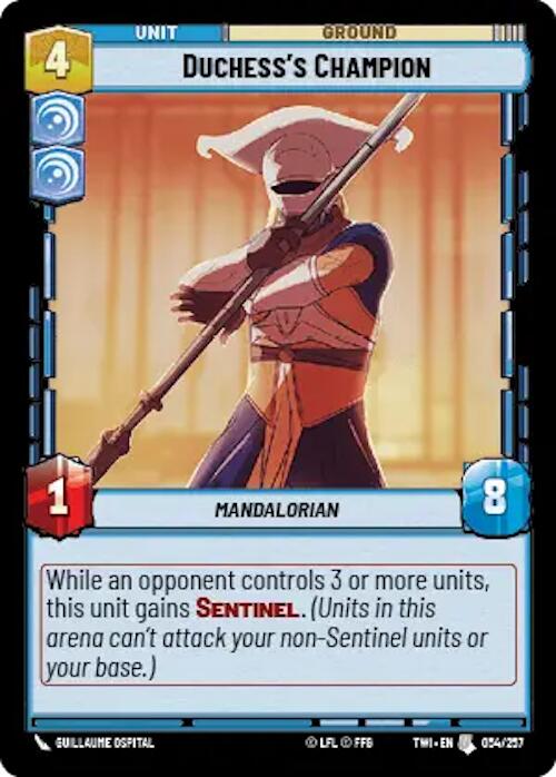Duchess's Champion (054/257) [Twilight of the Republic] | BD Cosmos