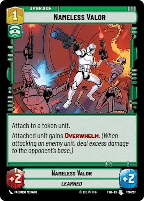 Nameless Valor (119/257) [Twilight of the Republic] | BD Cosmos