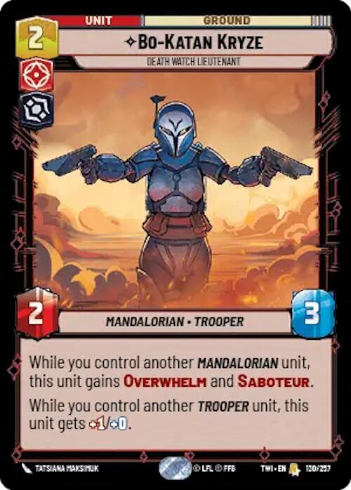 Bo-Katan Kryze - Death Watch Lieutenant (130/257) [Twilight of the Republic] | BD Cosmos
